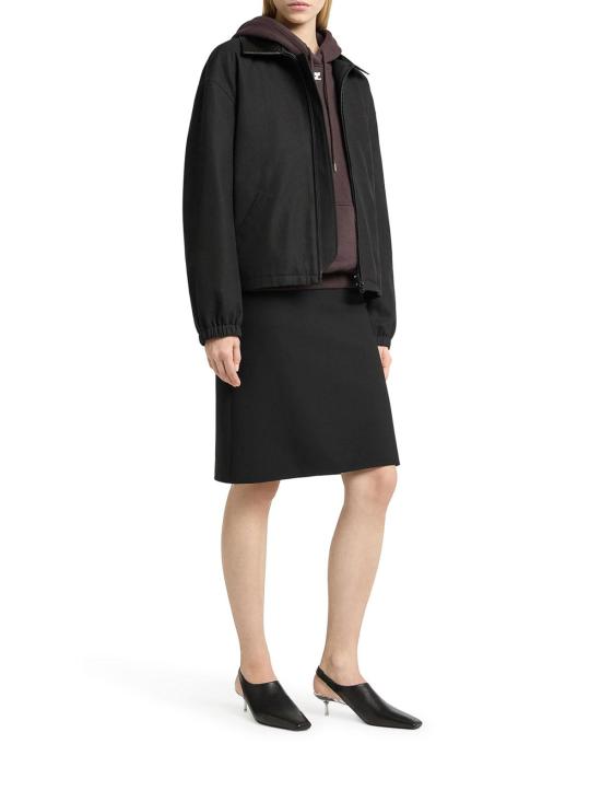 26FW 쿠레쥬 봄버 자켓 326CBL369CO01349999 BLACK - COURREGES
