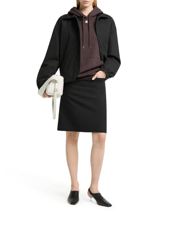 26FW 쿠레쥬 봄버 자켓 326CBL369CO01349999 BLACK - COURREGES