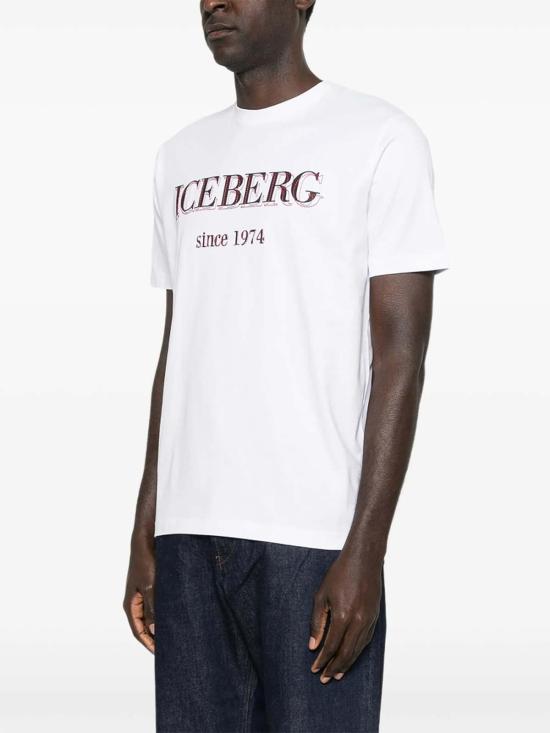 26FW 아이스 비 아이스버그 반팔 티셔츠 F014I1P0627A1101 WHITE - ICE B ICEBERG