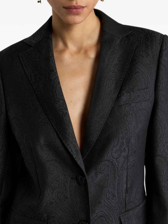 26FW 에트로 수트 자켓 99TJ218WRCA0034N0799 BLACK - ETRO