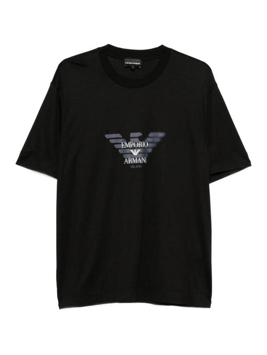 26FW 엠포리오 아르마니 반팔 티셔츠 AF10017EM006765UC001 BLACK