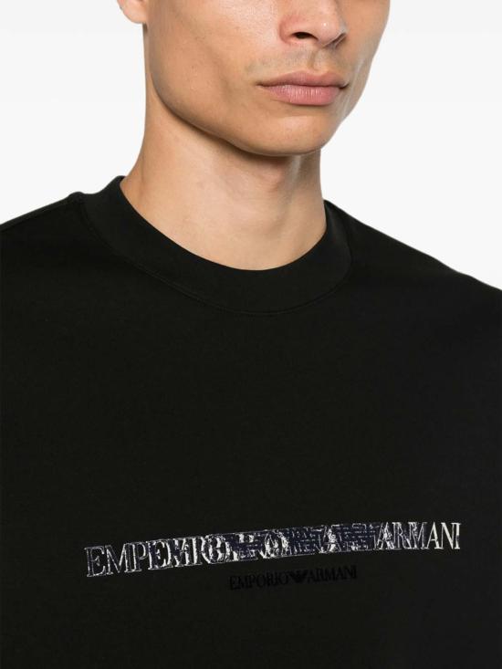 26FW 엠포리오 아르마니 탑 AF10013EM007352MC721 BLACK - EMPORIO ARMANI