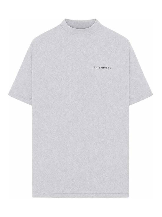 26FW 발렌시아가 백 그래디언트 오버사이즈 티셔츠 850345TVVE61302 GREY
