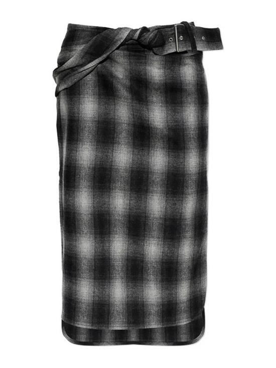 26FW 이로 미디 스커트 NYLANEWP31GRY99 GREY