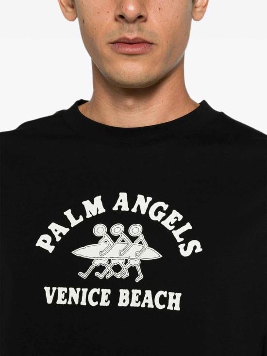 26FW 팜앤젤스 반팔 티셔츠 PAMAA001JR0131003 BLACK - PALM ANGELS