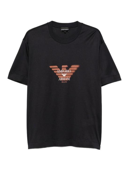 26FW 엠포리오 아르마니 반팔 티셔츠 AF10017EM006765UB118 BLACK