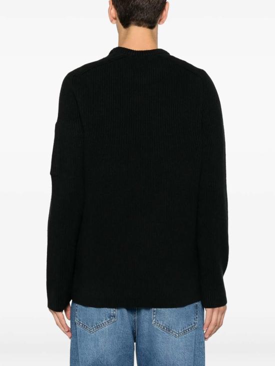 26FW 씨피 컴퍼니 스웨터 MKN101A006608A999 BLACK - C.P. COMPANY