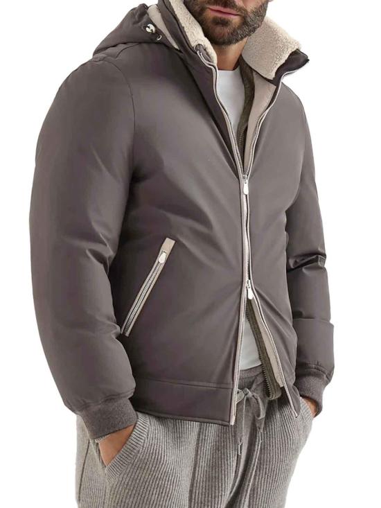 26FW 브루넬로 쿠치넬리 숏패딩 MV4061606C106 GREY - BRUNELLO CUCINELLI