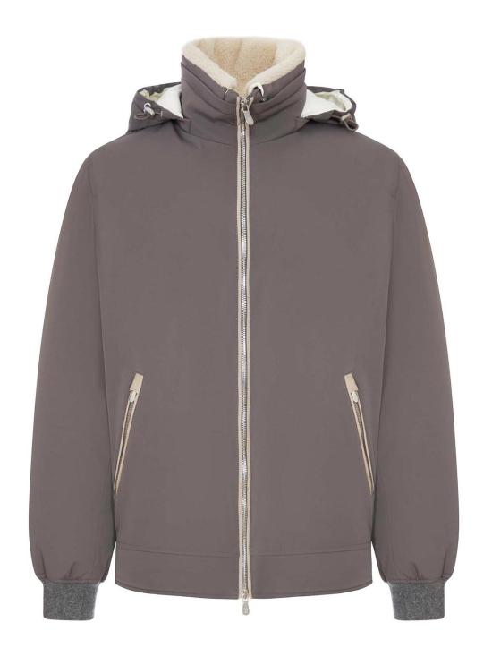 26FW 브루넬로 쿠치넬리 숏패딩 MV4061606C106 GREY