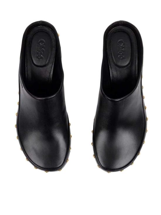 26FW 끌로에 뮬/슬리퍼 CH26A20PUN001 BLACK - CHLOE