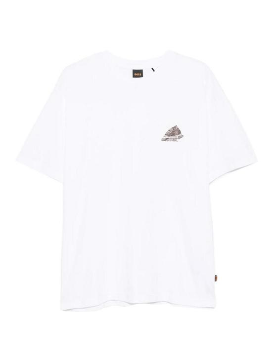 26FW 휴고보스 반팔 티셔츠 50566613100 WHITE