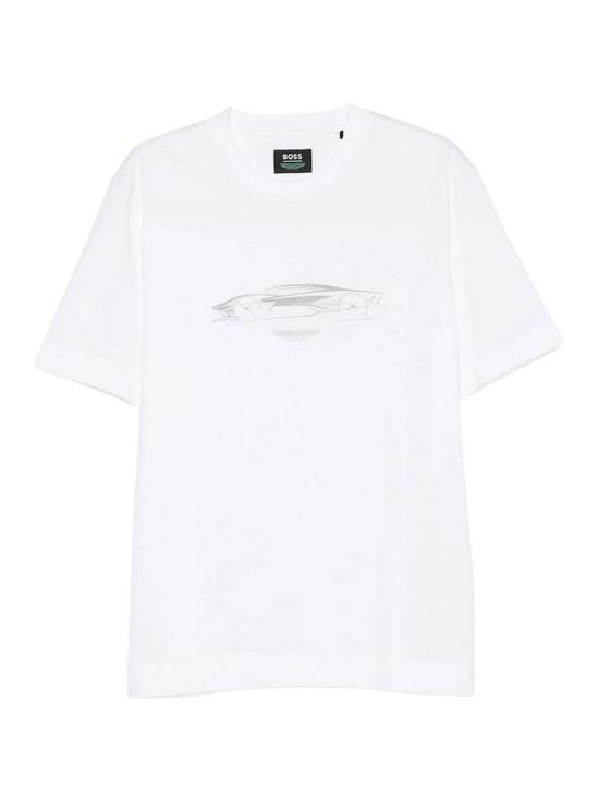 26FW 휴고보스 반팔 티셔츠 50570435100 WHITE
