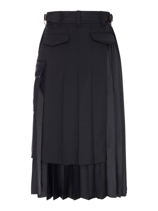 26FW 사카이 미디 스커트 2608569001 BLACK - SACAI