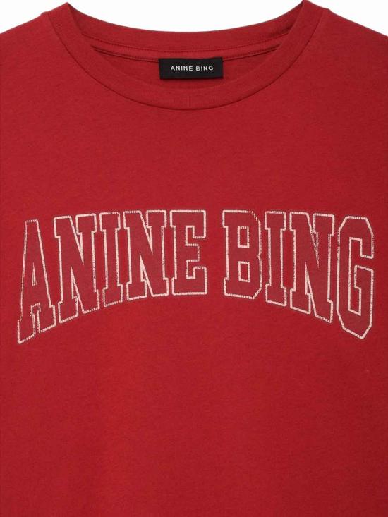 26FW 애니빙 반팔 티셔츠 A0812851RED29 - ANINE BING