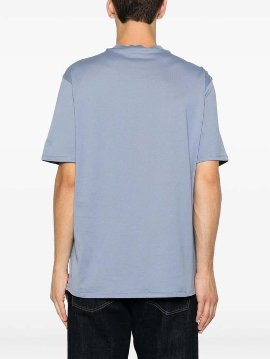26FW 엠포리오 아르마니 반팔 티셔츠 AF13669EM004583M9141 BLUE - EMPORIO ARMANI