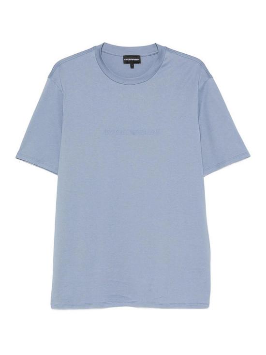 26FW 엠포리오 아르마니 반팔 티셔츠 AF13669EM004583M9141 BLUE