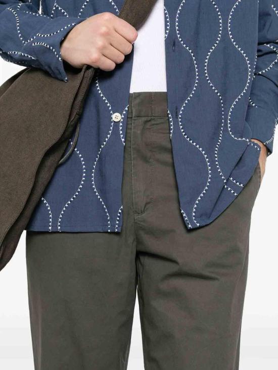 26SS 삼소앤삼소 스트레이트 팬츠 15717SANOAHBLACK GREEN - SAMSOE SAMSOE