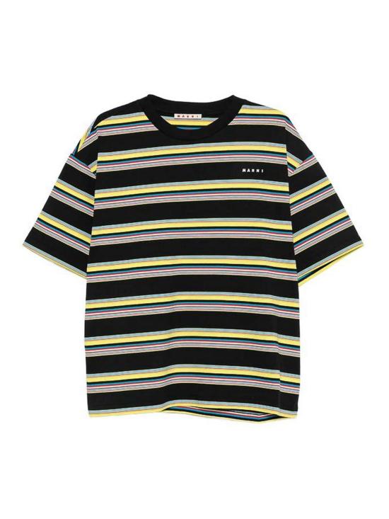 26FW 마르니 반팔 티셔츠 UTC682HUJY0001S0STY48 BLACK