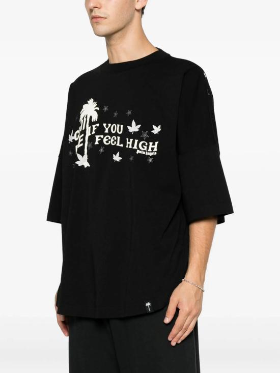 26FW 팜앤젤스 반팔 티셔츠 PAMAA005JR0011003 BLACK - PALM ANGELS