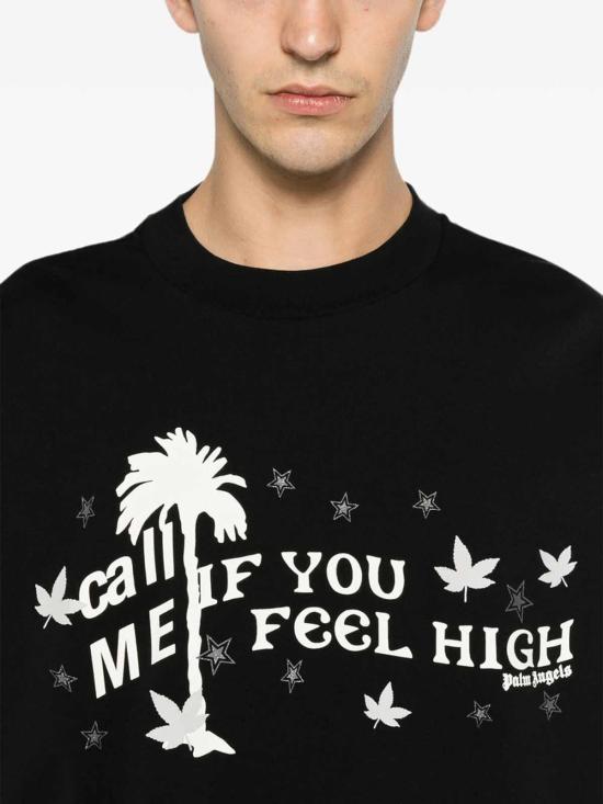 26FW 팜앤젤스 반팔 티셔츠 PAMAA005JR0011003 BLACK - PALM ANGELS