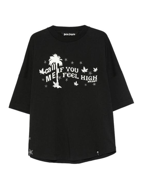 26FW 팜앤젤스 반팔 티셔츠 PAMAA005JR0011003 BLACK