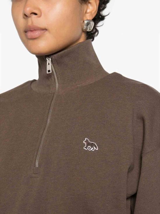 26FW 메종키츠네 스웨터 MW00304KM0341DKBRO BROWN - MAISON KITSUNE