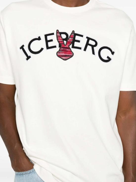 26FW 아이스 비 아이스버그 반팔 티셔츠 F01163081102 WHITE - ICE B ICEBERG