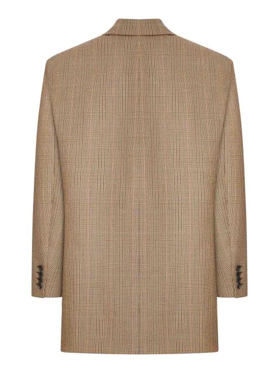 26FW 생로랑 더블 브레스티드 울 블레이저 871065Y3L612242 NUDE NEUTRALS - SAINT LAURENT