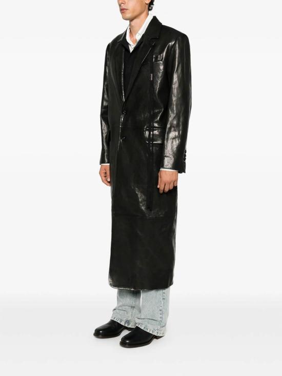 26FW 앤 드뮐미스터 가죽 자켓 B0012061LT137099 BLACK - ANN DEMEULEMEESTER