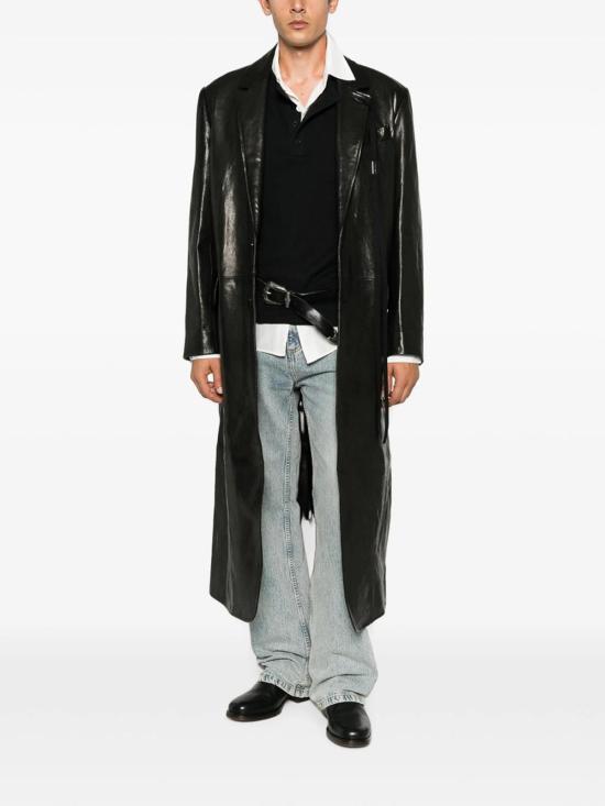 26FW 앤 드뮐미스터 가죽 자켓 B0012061LT137099 BLACK - ANN DEMEULEMEESTER