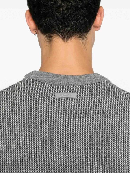 26FW 캘빈클라인 스웨터 LV04LH310GP7EMEGRE GREY - CALVIN KLEIN