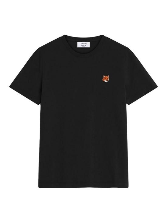 26FW 메종키츠네 폭스 헤드 레귤러 폴로 티셔츠 PW00113KJ7026BLACK