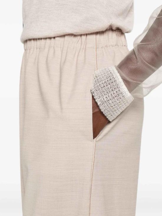 26FW 파비아나 필리피 팬츠 PAD216F456M2980164 BEIGE - FABIANA FILIPPI
