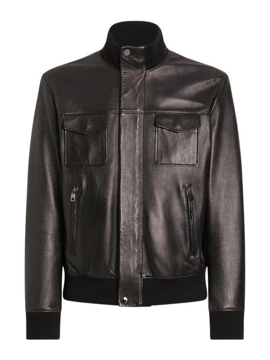 26FW 돌체앤가바나 가죽 자켓 G9CHULHUL18M1213 BROWN
