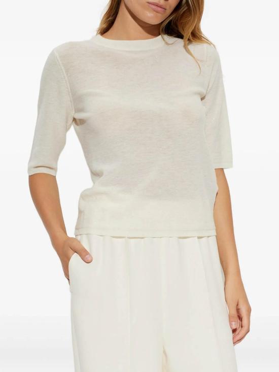 26FW 파비아나 필리피 탑 MAD216F092D7220142 BEIGE - FABIANA FILIPPI