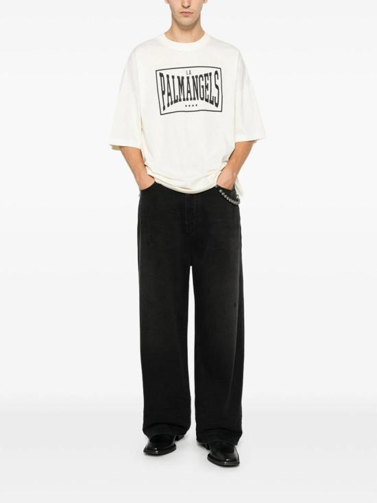 26FW 팜앤젤스 반팔 티셔츠 PAMAA003JR0040310 WHITE - PALM ANGELS