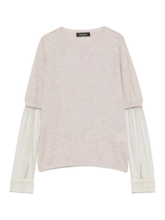 26FW 파비아나 필리피 탑 MAD216F006M3190167 NUDE NEUTRALS