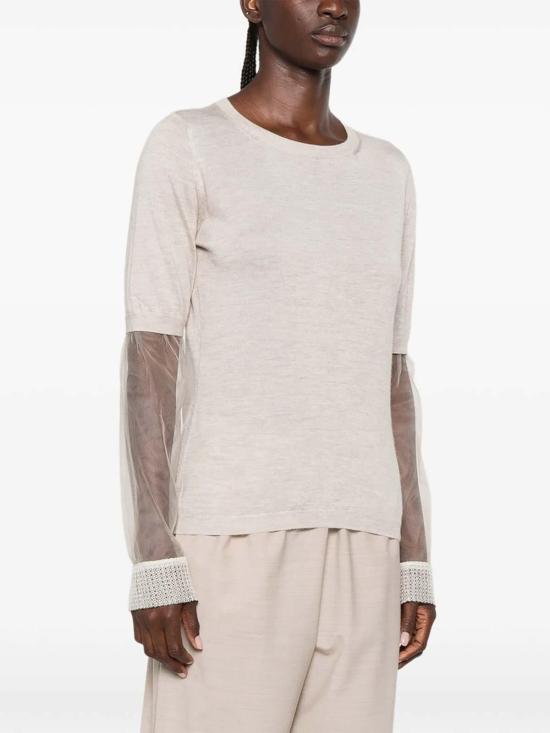 26FW 파비아나 필리피 탑 MAD216F006M3190167 NUDE NEUTRALS - FABIANA FILIPPI