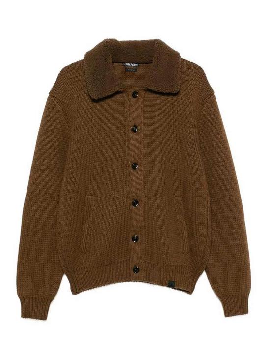 26FW 톰포드 가디건 YMK094KBL018ECL BROWN