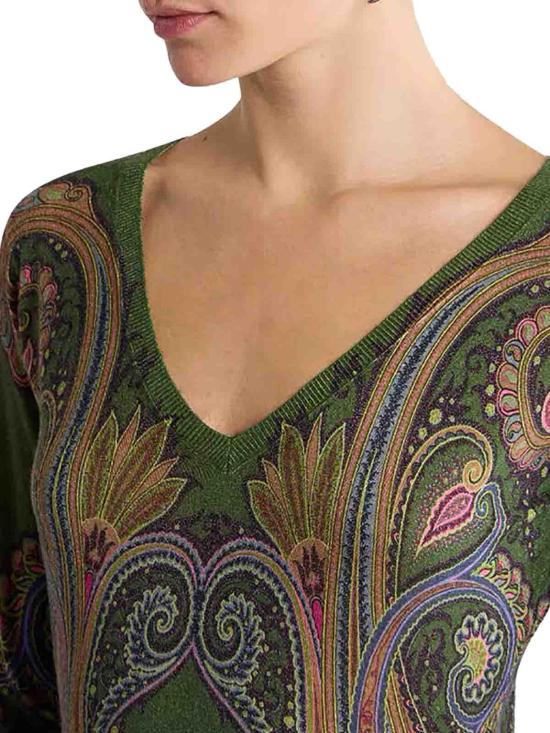 26FW 에트로 탑 WRKE0024AK171X0893 GREEN - ETRO