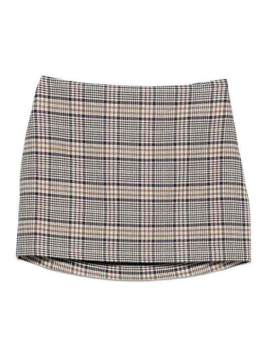 26FW 애니빙 숏 스커트 A0412299CHK01 BEIGE