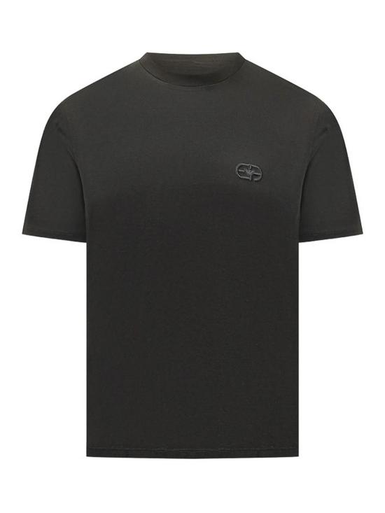 26FW 엠포리오 아르마니 반팔 티셔츠 AF10017EM004585UC001 BLACK