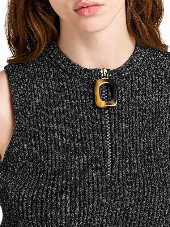 26FW JW앤더슨 민소매 티셔츠 KW1547YN0511999 BLACK - JW ANDERSON