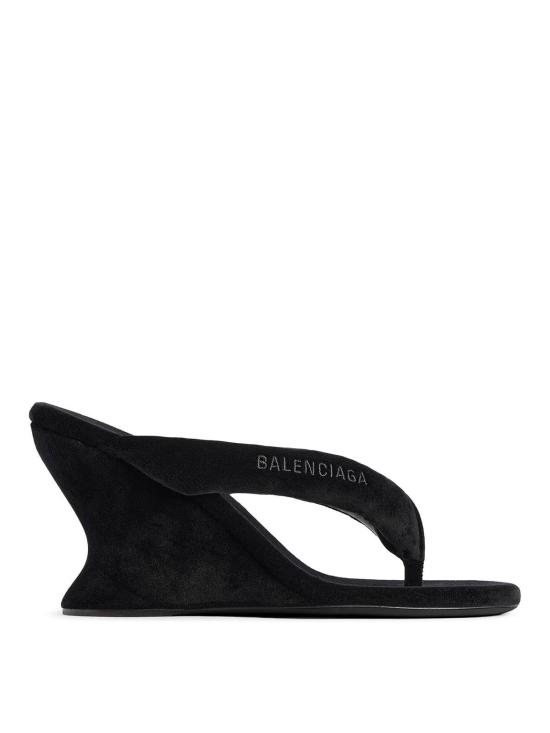 26FW 발렌시아가 가에타 웨지 텅 876727WCDQ01000 BLACK