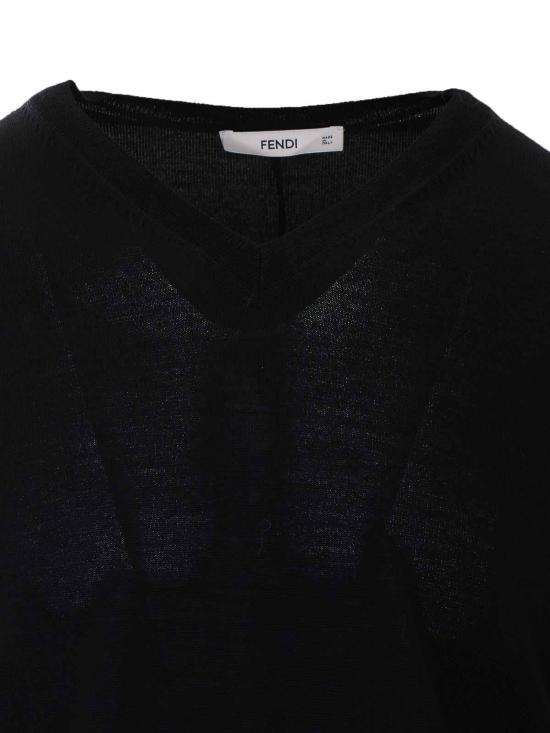 26FW 펜디 스웨터 FZX206B1Q2F0QA1 BLACK - FENDI