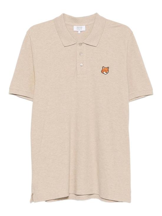 26FW 메종키츠네 폭스 헤드 레귤러 폴로 티셔츠 PM00209KP0002CBEME BEIGE