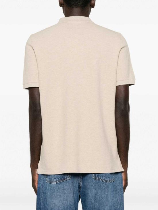26FW 메종키츠네 폭스 헤드 레귤러 폴로 티셔츠 PM00209KP0002CBEME BEIGE - MAISON KITSUNE