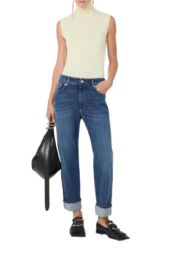 26FW 스포트막스 팬츠 2622186025600 007 BLU MARINO - SPORTMAX