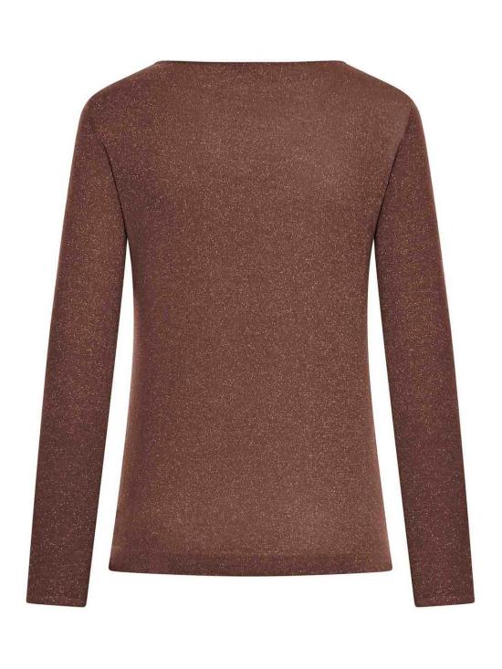 26FW 브루넬로 쿠치넬리 스파클링 캐시미어 실크 스웨터 M41800008C9199 BROWN - BRUNELLO CUCINELLI