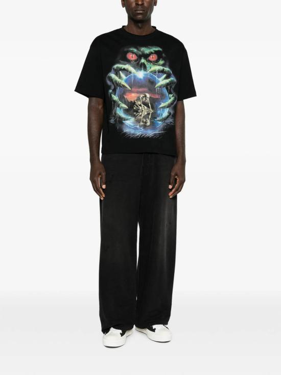 26FW 지씨디에스 반팔 티셔츠 C2MBQC072J079BLKGR MULTICOLOUR - GCDS
